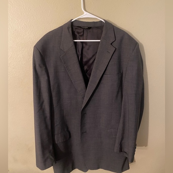 Jos A Bank Blazer Mens L Charcoal Sport Coat Suit Jacket - Picture 1 of 3